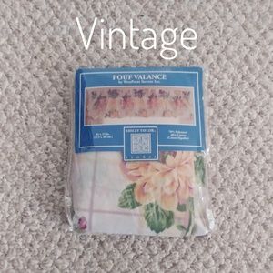 Vintage Floral Valance